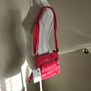kipling crossbody shoulder woman bag pink